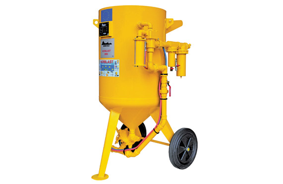 Sandblasting units